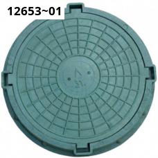 Люк полимерно-песчаный (полимерпесчаный) тип Л круглый, ПП d = 870мм m=55кг